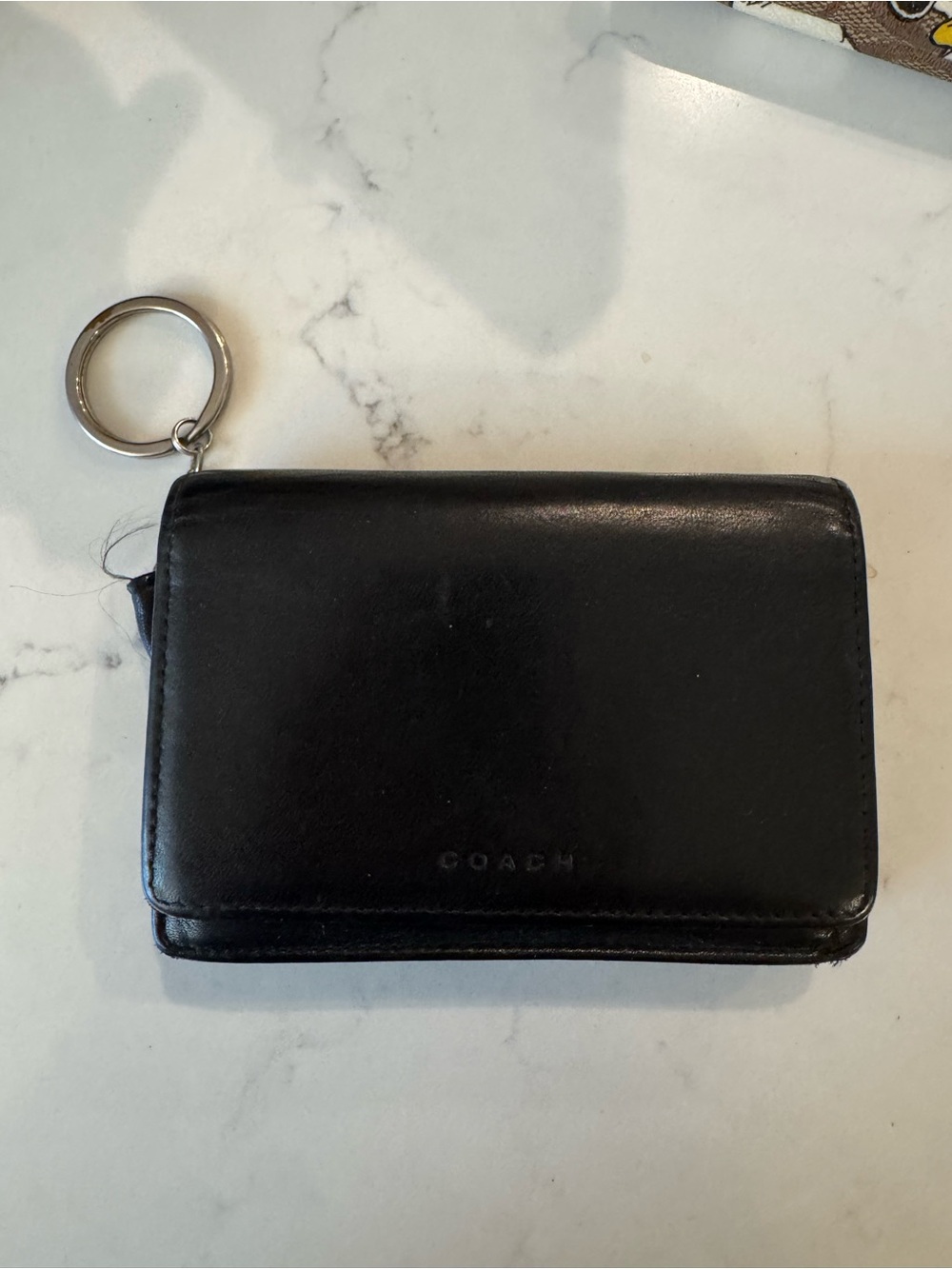 Coach wallet keychain